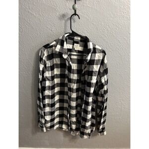 J Crew Mens Shirts Size Large Plaid‎  Tailored Fit Long Sleeve Lot Of 2